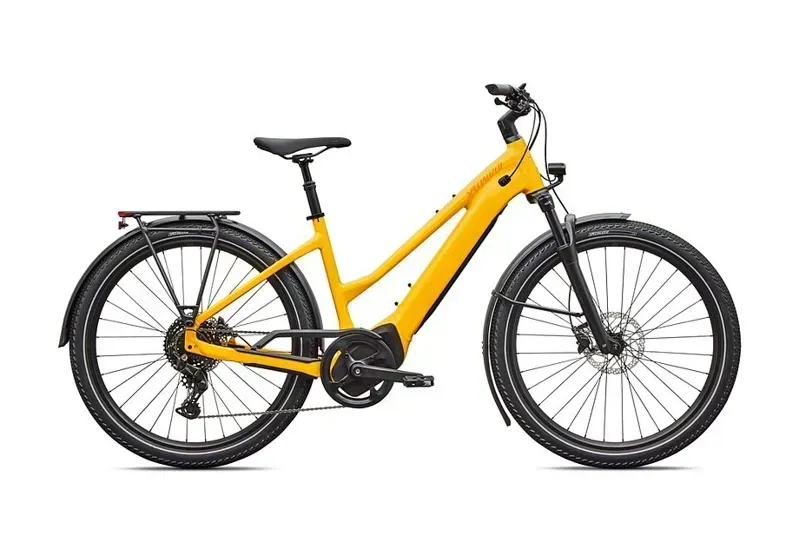 Specialized Turbo Vado 4.0 Step-Through Electric Bike in Gloss California Sunshine-1