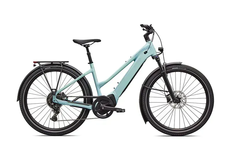 Specialized Turbo Vado 4.0 Step-Through Electric Bike in Gloss Seafoam-1