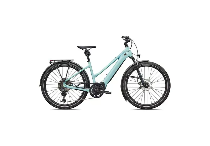 Specialized Turbo Vado 5.0 Step-Through eHybrid Bike in Seafoam-1