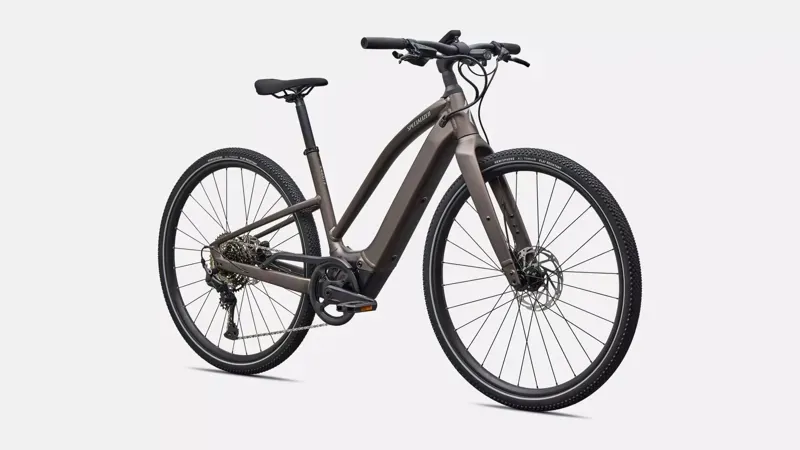Specialized Turbo Vado SL 2 4.0 Step-Through eHybrid Bike in Satin Gun Metal-1