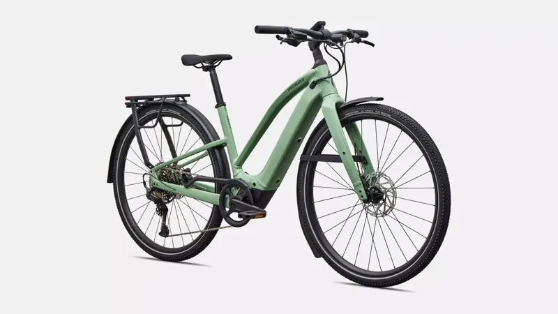 Specialized Turbo Vado SL 2 4.0 Step-Through eHybrid Bike in Gloss Pistachio-1