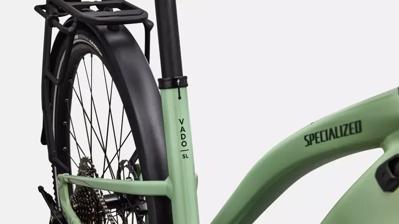 Specialized Turbo Vado SL 2 4.0 Step-Through eHybrid Bike in Gloss Pistachio-5