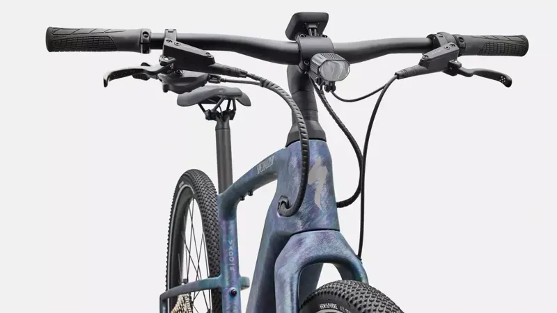 Specialized Turbo Vado SL 2 6.0 Carbon eHybrid Bike in Satin Gray Blue-4