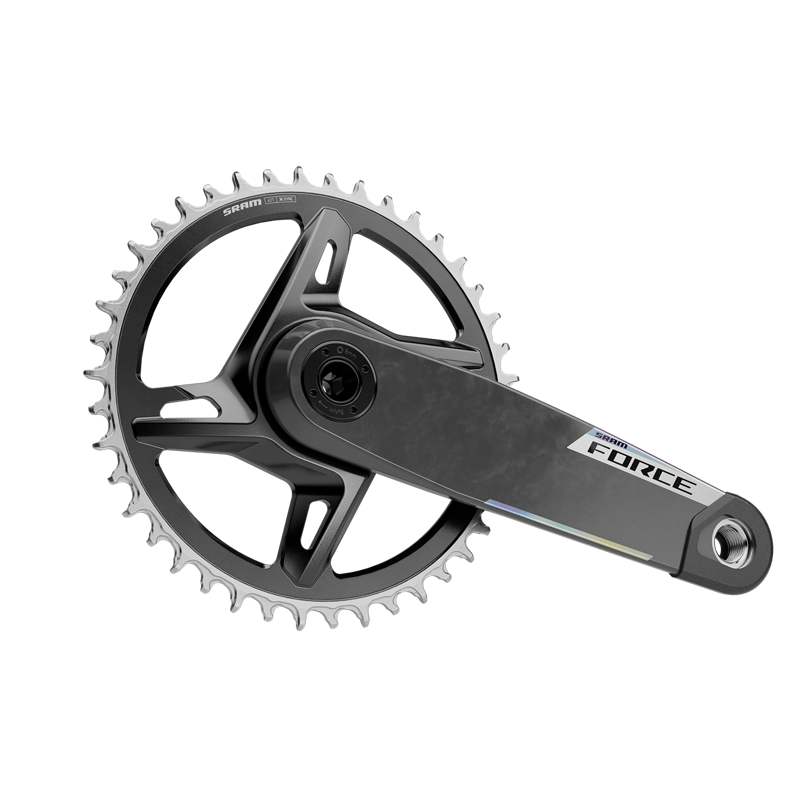 SRAM Force 1x E1 XPLR 160x42mm DM DUB Wide Crankset w/o BB in Black-2
