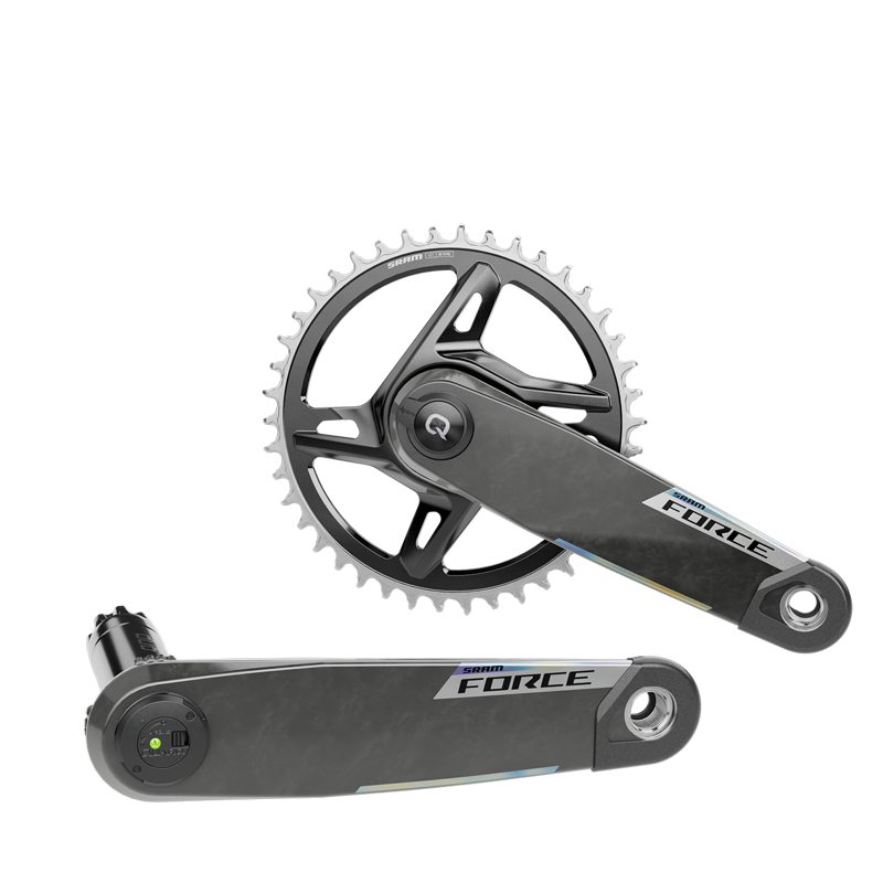 CRANKSET SRAM FORCE 1x XPLR WIDE E1 POWERMETER SPINDLE 165x42 DM DUB NoBB BK (P)-2