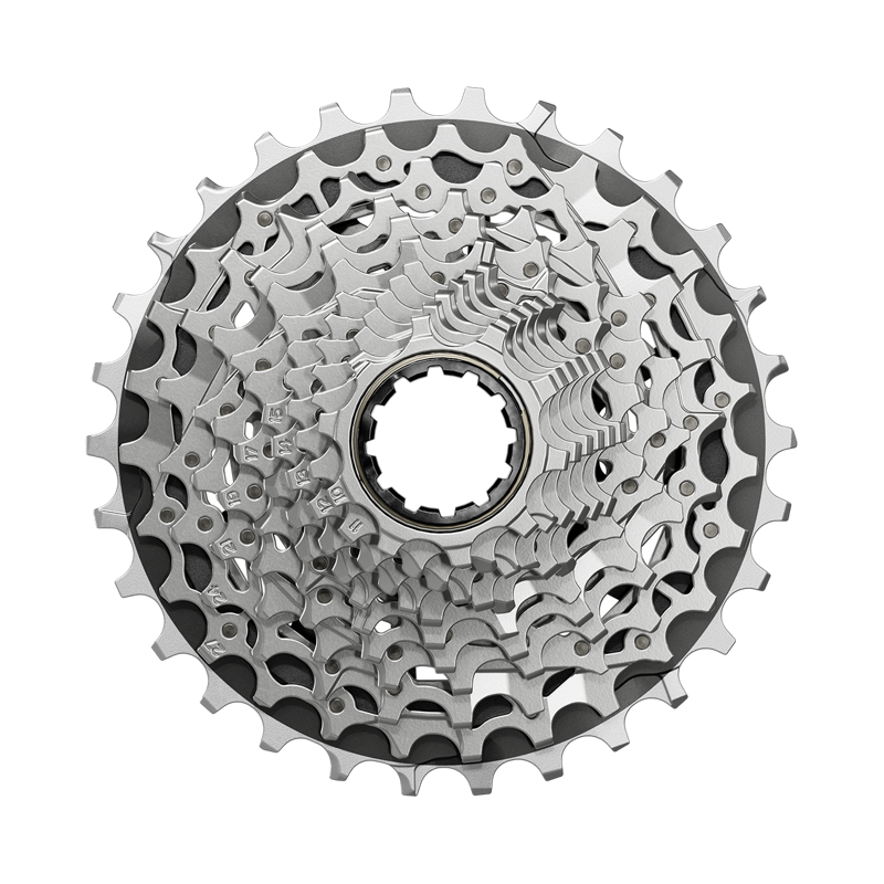SRAM Force XG-1270 Cassette - 12-Speed 10-36t Silver For XDR Driver Body E1 Silver/Black-3