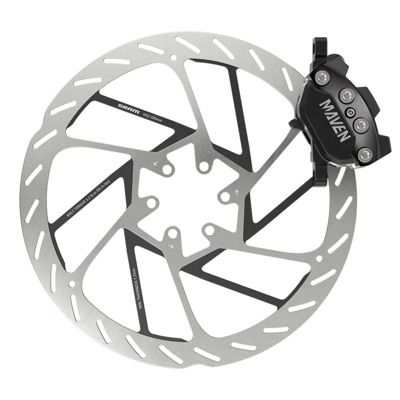 SRAM Maven Stealth 2000mm Rear Disk Brake in Black