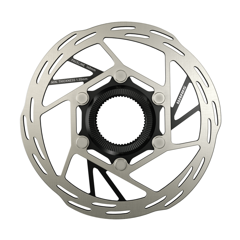 Sram Paceline CL Rounded 140mm Disk Brake Rotor w/ Lock Ring in Black