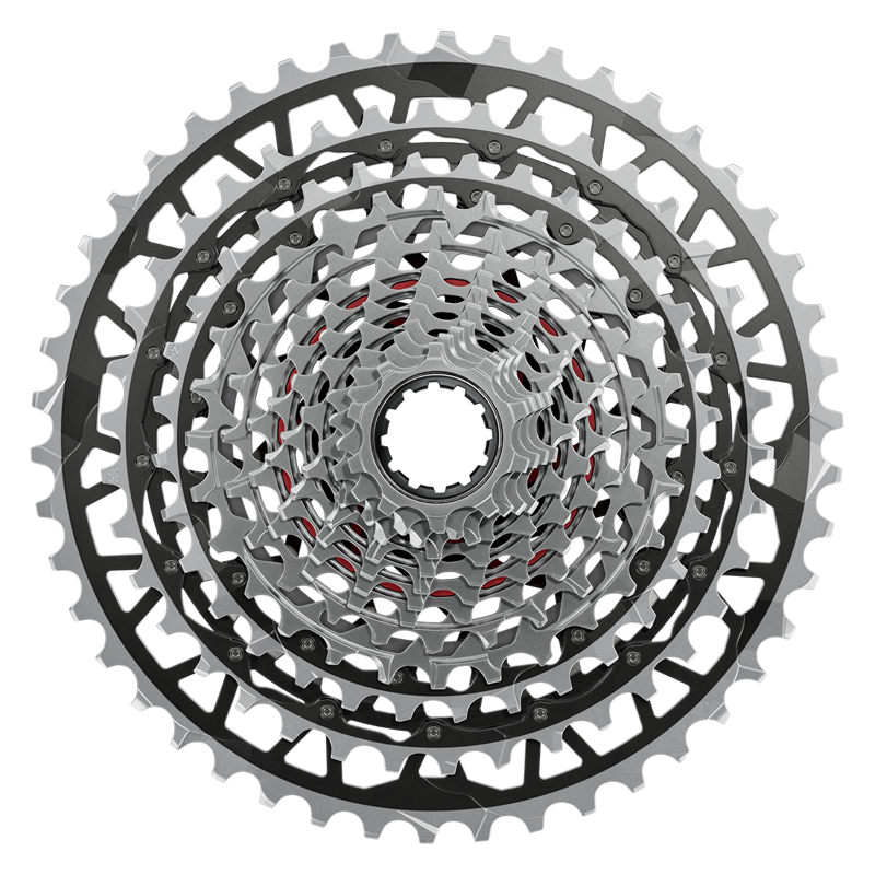 SRAM Xg-1391 XPLR E1 13 10-46t Chainring in Silver/Gray-1
