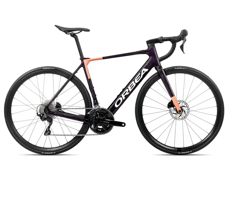 Orbea Gain M30 20mph E-Road Bike in Fantasy Purple Carbon View Gloss/Orange Cloud Matt