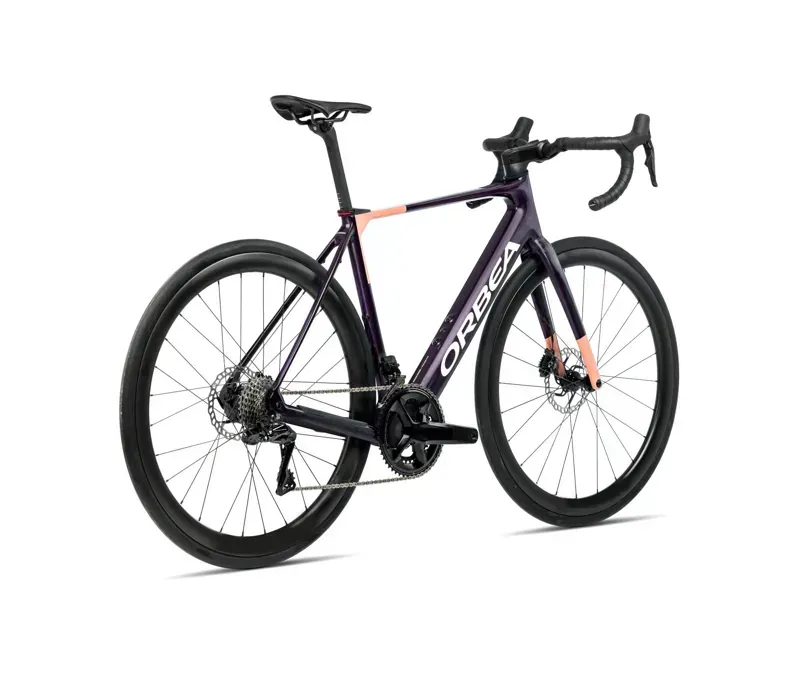 Orbea Gain M30 20mph E-Road Bike in Fantasy Purple Carbon View Gloss/Orange Cloud Matt-2
