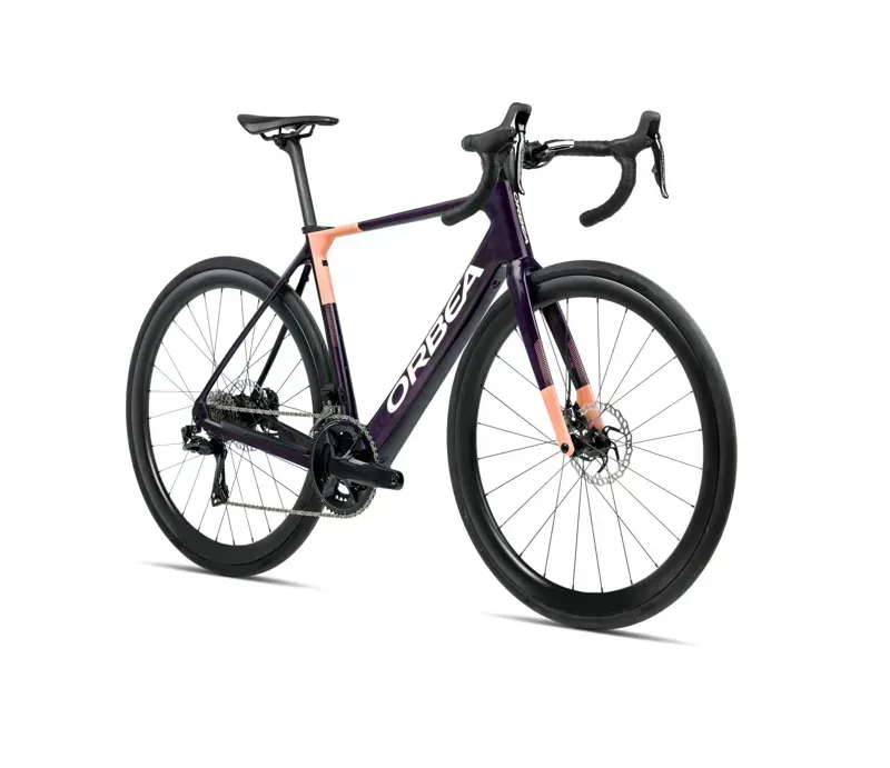 Orbea Gain M30 20mph E-Road Bike in Fantasy Purple Carbon View Gloss/Orange Cloud Matt-1