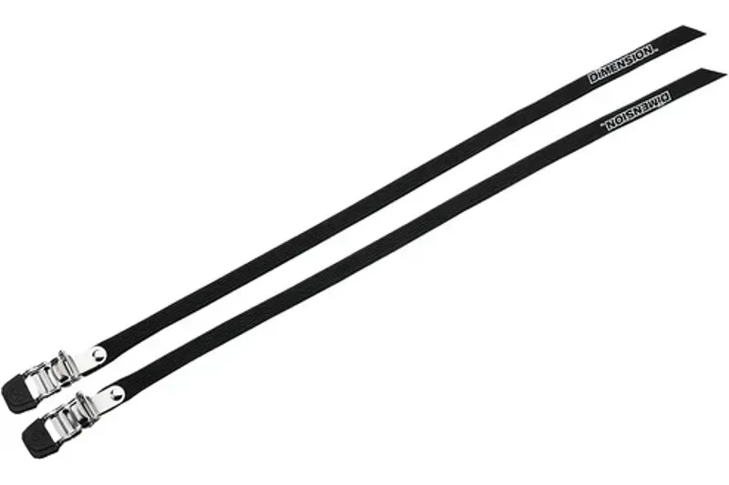 Dimension Basic 450mm Nylon Toe Straps in Black