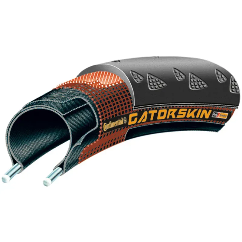 Continental Gatorskin Tire - 650c X 23 Clincher Wire Black PolyX Breaker Black 650c x 23