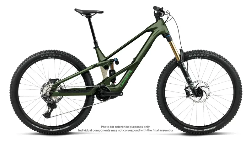 Orbea Wild LT H20 20mph XT eMountain Bike in Racing Reen - White Cream