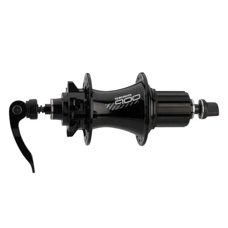 SRAM 900 9/10/11-speed 32-h 6-bolt 27.8mm Driver Body Rear MTB Hub w/ QR 12x142mm TA Caps in Black