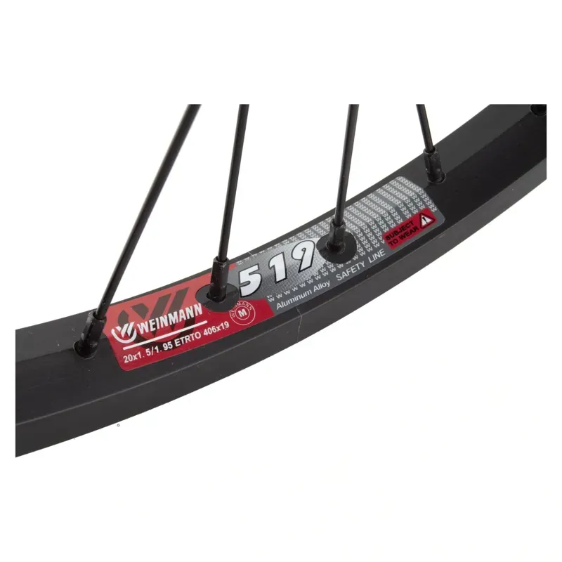 Wheel Master 20x1.75-inch 36H 5/16 72mm Fld. Bike Front Wheel in Black-2