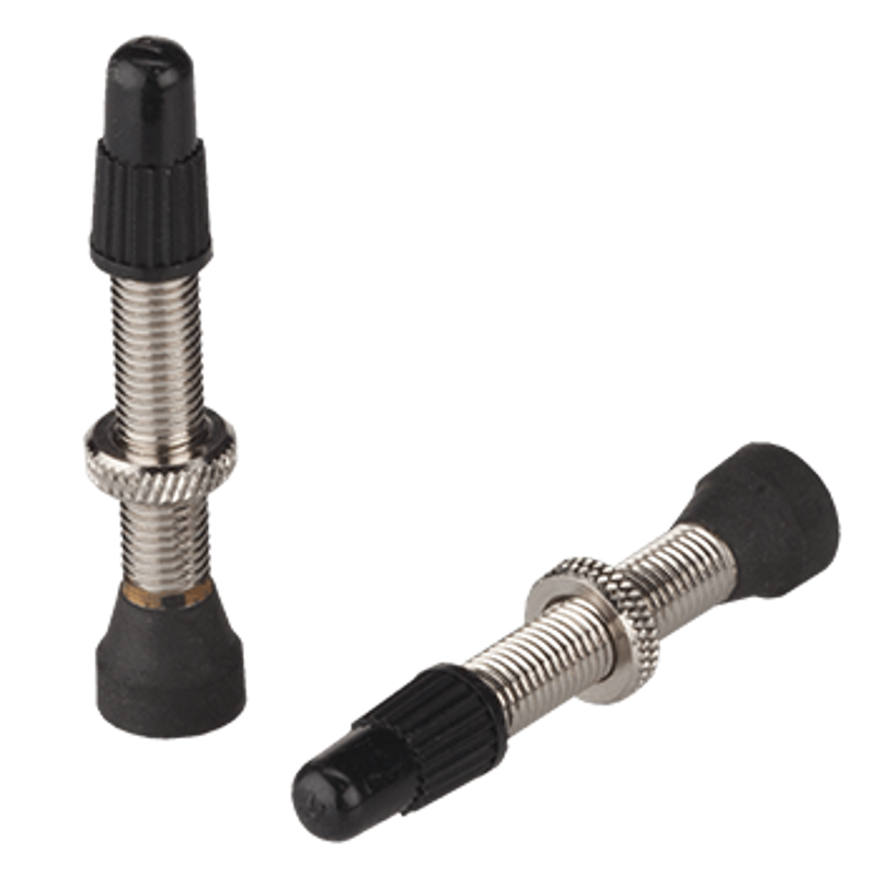 Whisky Parts Co. No. 9 40mm Alloy Tubeless Valves in Black