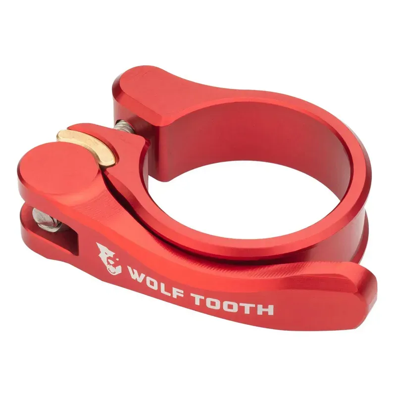 Wolf Tooth Components Quick Release Seatpost Clamp - 28.6mm QR Red