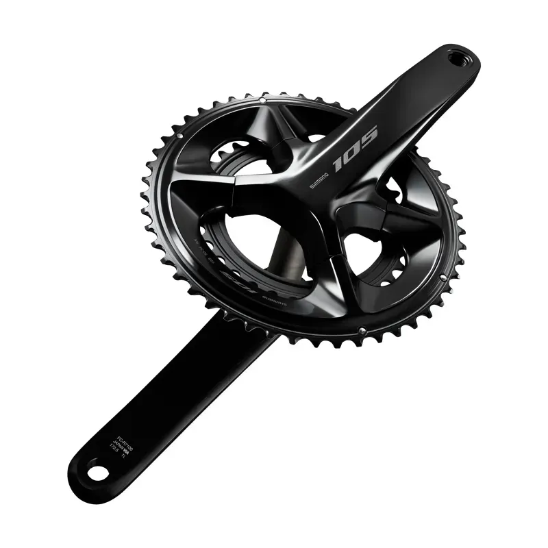 Shimano FC-R7100 105 2x12s Crankset in Black-2